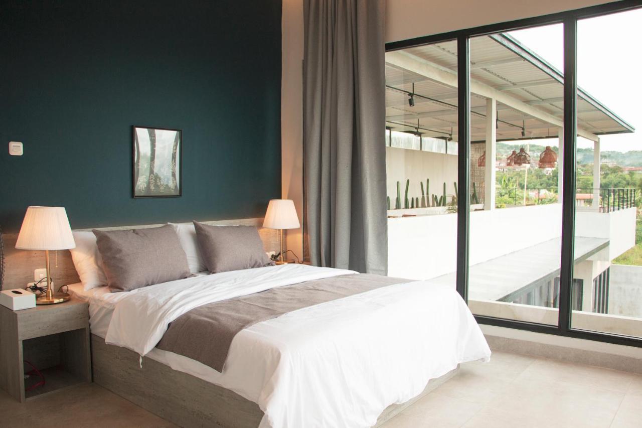villa moo Puncak Esterno foto