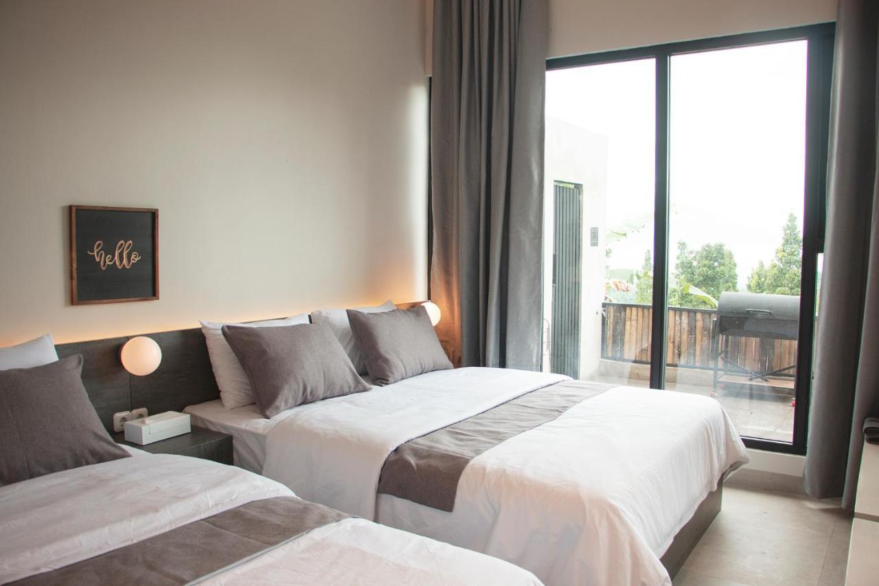 villa moo Puncak Esterno foto