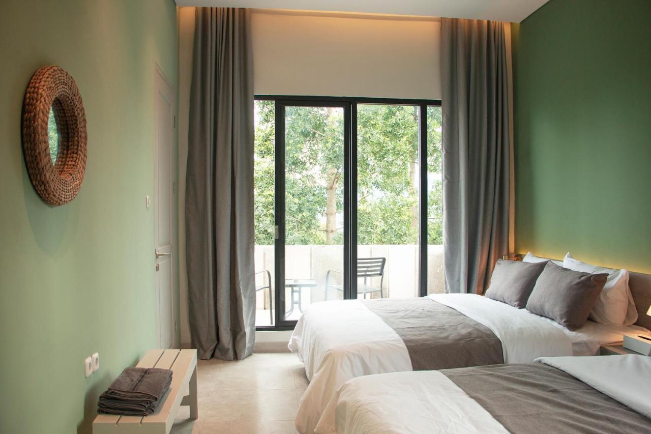 villa moo Puncak Esterno foto